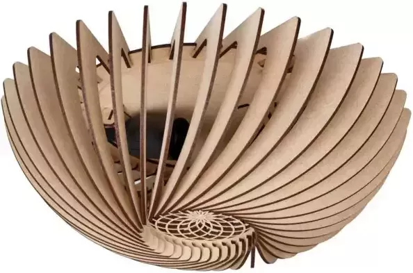Blij design Plafondlamp Orb Ø 36 cm naturel