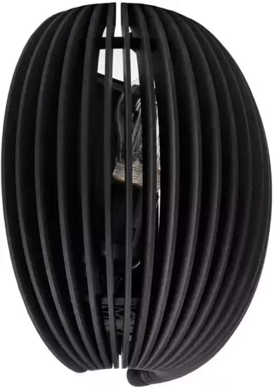 Blij design Wandlamp Swan H 27 cm zwart