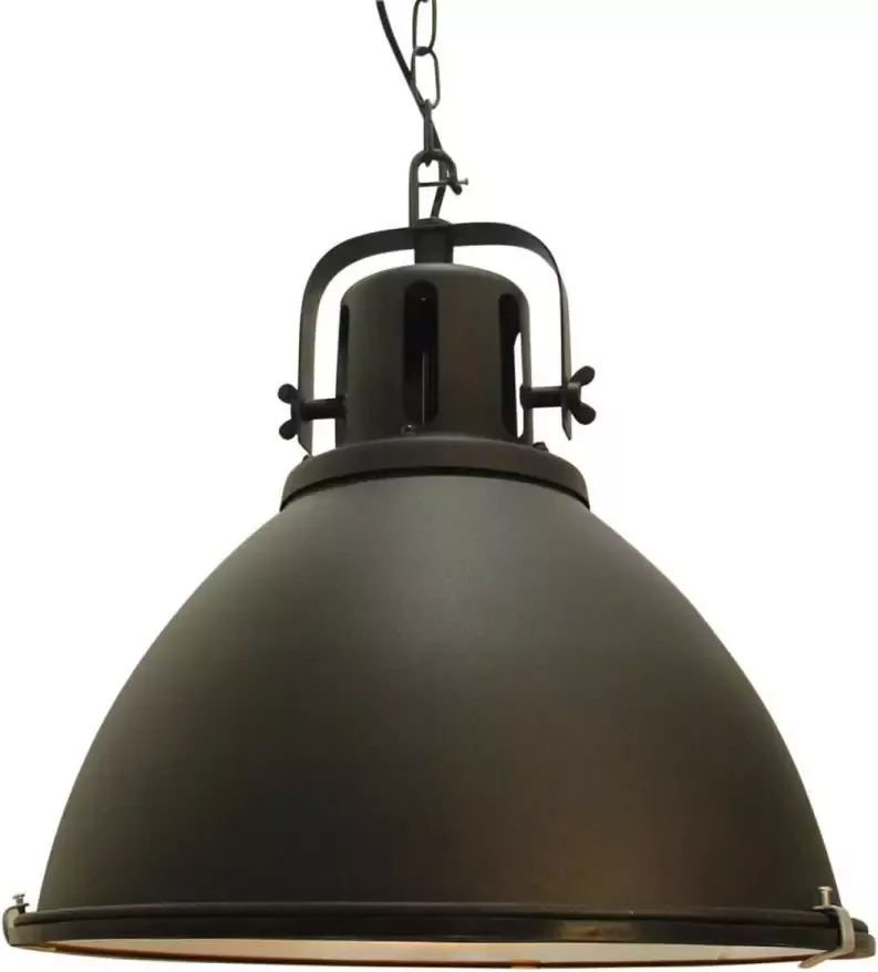 Brilliant hanglamp Jesper glas 480mm max 60W zwart