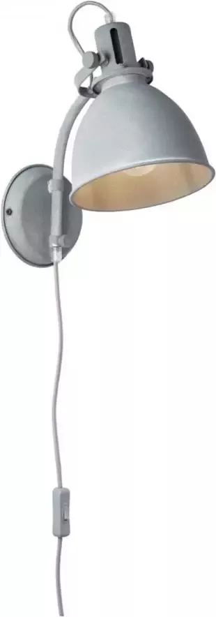 Brilliant wandlamp Jesper max 60W beton grijs