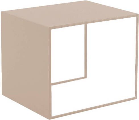 Bronx71 Bijzettafel Lucia metaal taupe 34 cm hoog.