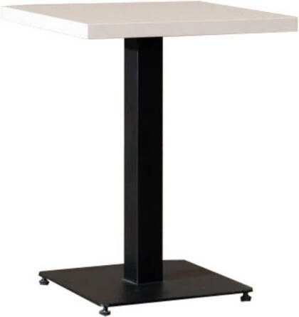 Bronx71 Bistrotafel Nils melamine beige 60 x 60 cm.