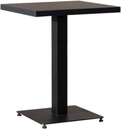 Bronx71 Bistrotafel Nils melamine zwart 70 x 70 cm.