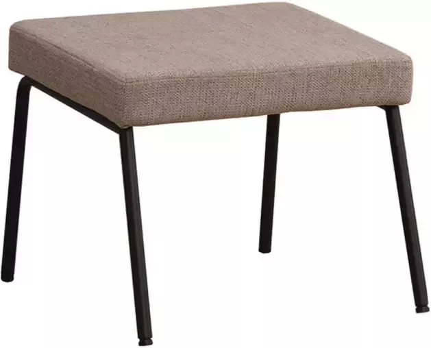 Bronx71 Hocker Espen taupe gerecyclede stof.