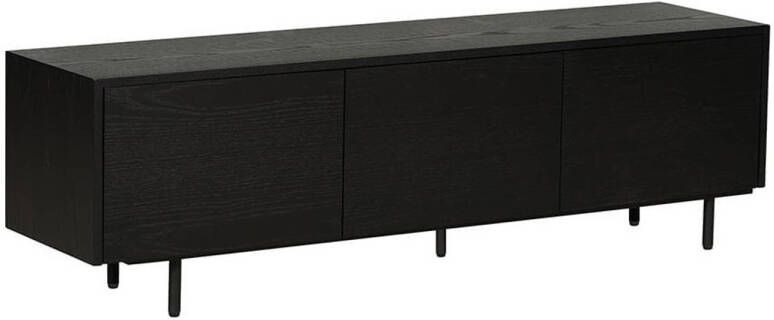 Bronx71 Tv-meubel Thomas zwart eiken 150 cm.