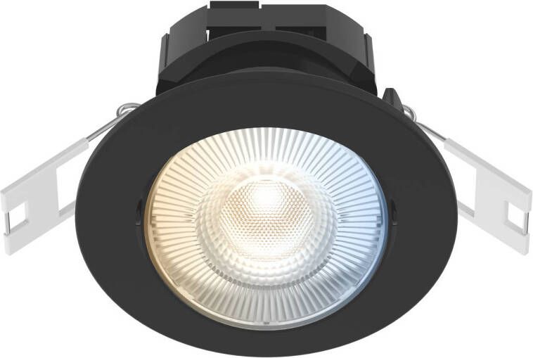 Calex Smart Einbaustrahler Smart LED Deckenleuchte Schwarz WiFi Spot Neigbar Dimmbares warmweißes Licht 5W - Foto 1
