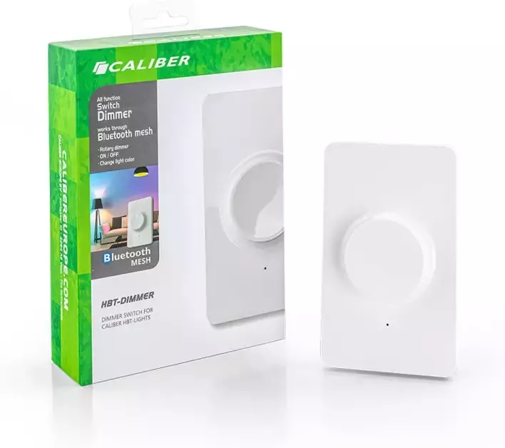 Caliber Draadloze Smart Lamp Dimmer Bluetooth Schakelaar voor Slimme Lamp Bevestiging Zonder Boren (HBT-DIMMER)