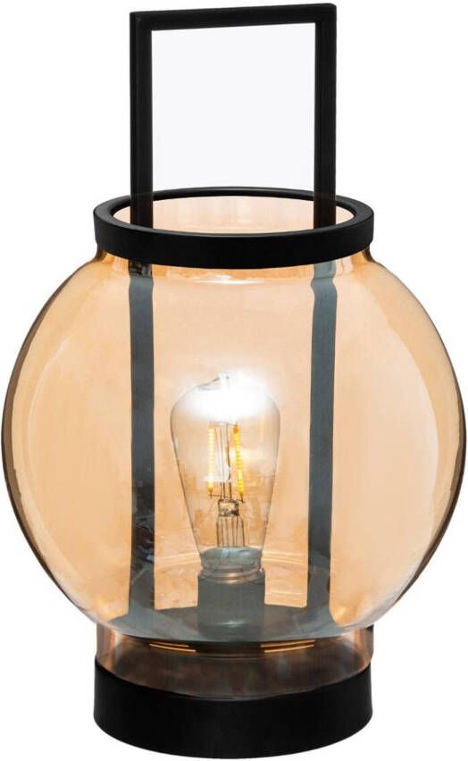 CASA DI ELTURO LED-lamp Lantarn Amber Werkt op batterijen (incl. lamp) H31 5 cm - Foto 1