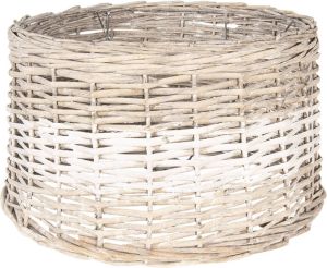 Clayre & Eef Grijze Lampenkap Ø 45*27 cm E27 6LAK0475