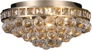 Clayre & Eef Plafondlamp kristal 3 lichts Ø 40x20 cm E14 max 3x40W