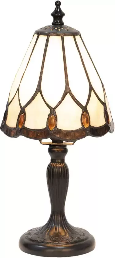Clayre & Eef Tafellamp Tiffany Ø 14*31 cm E14 max 1*40W 5LL-5995