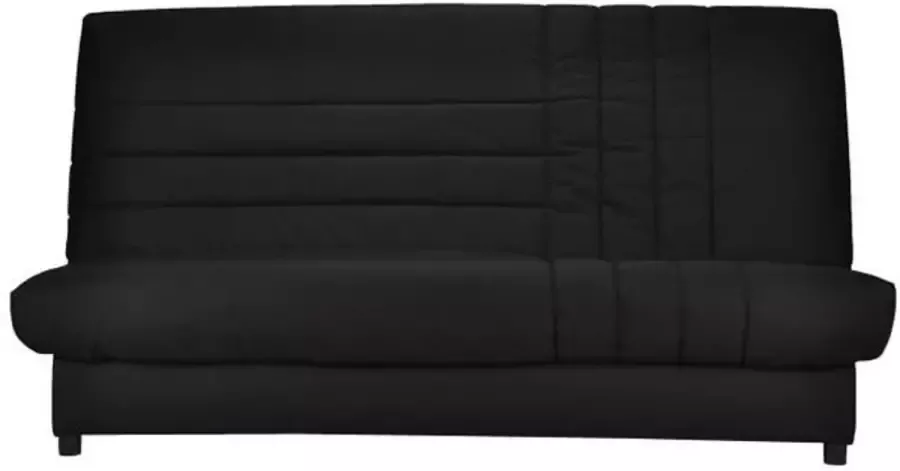 Cstore 3-zits slaapbank BEIJA Comfort BULTEX L 192 x D 95 cm Stof zwart - Foto 1