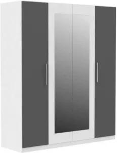 Cstore Finlandek Pehmeä Garderobe In Eigentijdse Stijl Wit En Grijs L 180 3 Cm