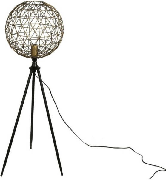 Decostar Hanglamp Staande Lamp Miguel Brons 130 cm