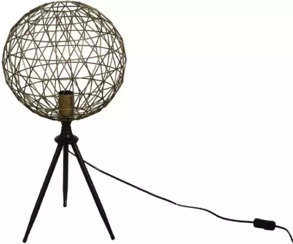 Decostar Luxury Label Tafellamp Miguel Messing 34 x 34 x 69 cm
