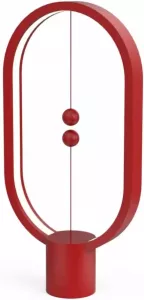 DesignNest tafellamp Heng Balance 20 x 40 cm rood warm-wit