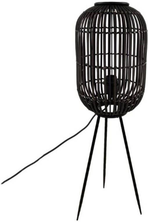 Dijk Natural Collections DKNC Staande lamp Essen Bamboe 30x30x97cm Zwart - Foto 2