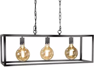 Dimehouse Hanglamp Industrieel Grijs Ginny Zwart Metaal