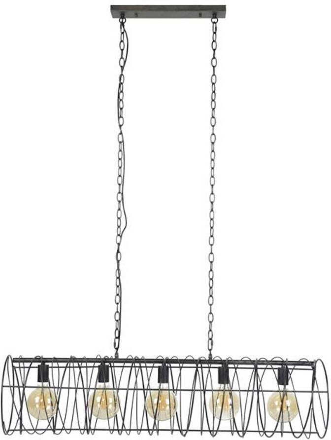 Dimehouse Industriële Hanglamp Selin 28 cm Spiraal Rond - Foto 1