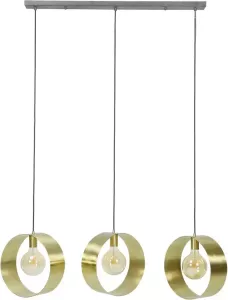Dimehouse Industriële Hanglamp Golden Goud 3-lichts