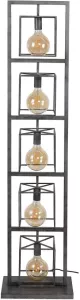 Dimehouse Vloerlamp Industrieel Oud Zilver Brice 5-lichts