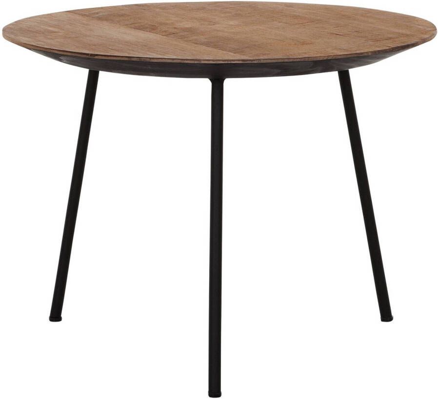 DTP Home Coffee table Jupiter medium NATURAL 37xØ50 cm recycled teakwood