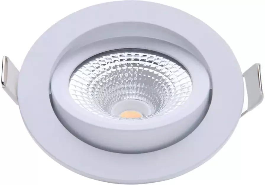 EcoDim LED Spot Inbouwspot ED-10022 5W Waterdicht IP54 Dimbaar Dim to Warm Wit 2000K-3000K Mat - Foto 1
