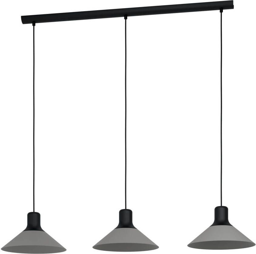 EGLO  Abreosa Hanglamp - E27 - 108 cm - Zwart Grijs