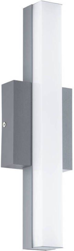 EGLO Led-wandlamp voor buiten ACATE zilver l10 x h35 cm inclusief 1x led-plank (elk 8 w) buitenlamp - Foto 1
