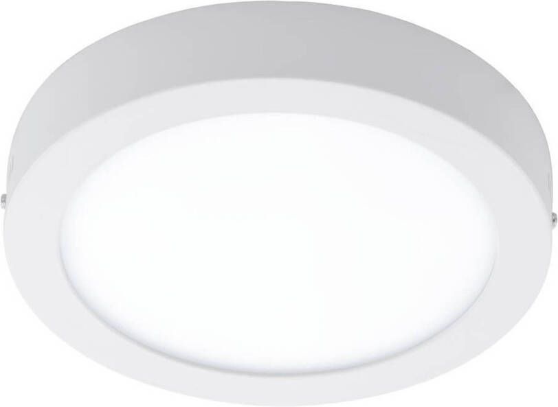 EGLO Led-plafondlamp voor buiten ARGOLIS Ø22 5 x H3 5 cm inclusief 1x led-plank (elk 16 5W 1600lm 3000K) hoogwaardige plafondlamp IP44 spatwaterdicht ook voor buiten en badkamer warm witte lichtkleur zeer plat