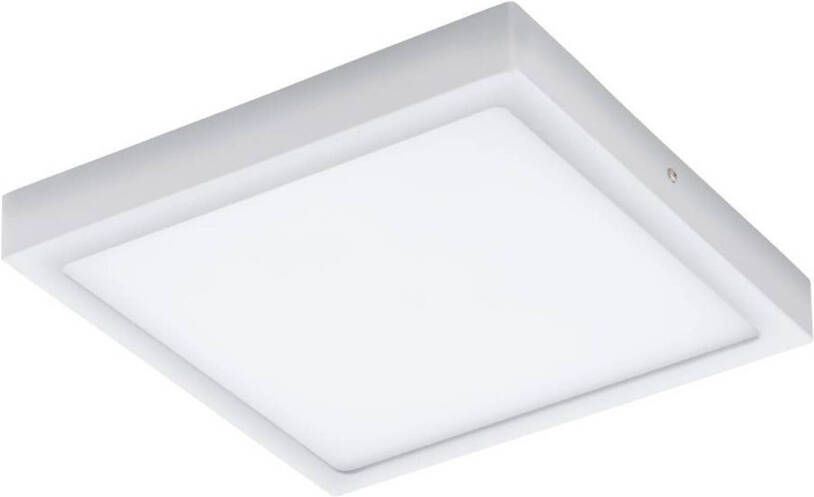 EGLO Led-plafondlamp voor buiten ARGOLIS L30 x H4 x B30 cm inclusief 1x led-plank (elk 22 W 2600lm 3000K) hoogwaardige plafondlamp IP44 spatwaterdicht ook voor buiten en badkamer warm witte lichtkleur zeer plat (1 stuk)