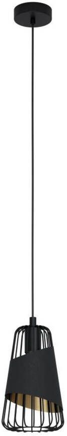 EGLO Hanglamp AUSTELL zwart ø16 5 x h110 cm excl. 1x e27 (max. 60 w) hanglamp