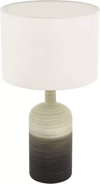 EGLO Azbarren Tafellamp E27 53 5 cm Beige Grijs