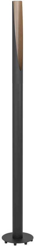 EGLO Barbotto Vloerlamp GU10 136 5 cm Zwart Bruin Staal