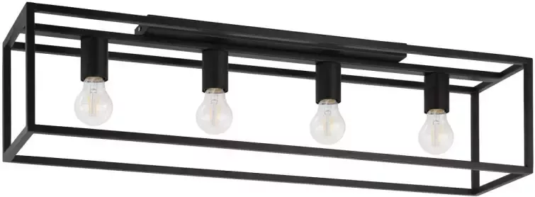 EGLO Blackcrown Plafondlamp E27 85 cm Zwart