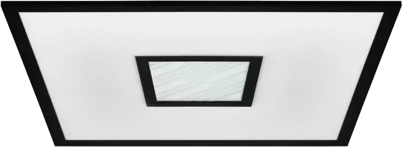 EGLO Bordonara Plafondlamp LED 45 cm Zwart|Wit Dimbaar