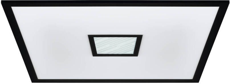 EGLO Bordonara Plafondlamp LED 59 5 cm Zwart Wit Dimbaar