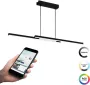 EGLO  Connect.z Fraioli-z Smart Hanglamp - 105 5 Cm - Zwart wit - Instelbaar Rgb & Wit Licht - Dimbaar - Zigbee - Thumbnail 1