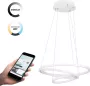 EGLO  Connect.z Lobinero-z Smart Hanglamp - Ø 58 Cm - Wit - Instelbaar Wit Licht - Dimbaar - Zigbee - Thumbnail 1
