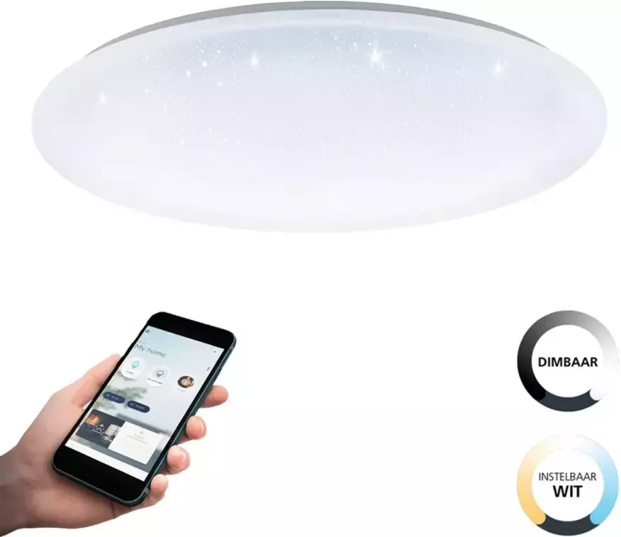 EGLO  connect.z Totari-Z Smart Plafondlamp - Ø 53 cm - Wit - Instelbaar wit licht - Dimbaar - Zigbee - Foto 1