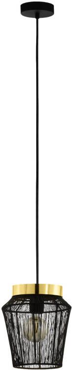 EGLO Escandidos Hanglamp E27 Ø 22 cm Zwart Koper Goud