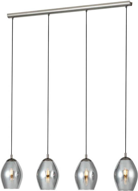 EGLO  Estanys Hanglamp - E27 - 113 cm - Grijs Zwart