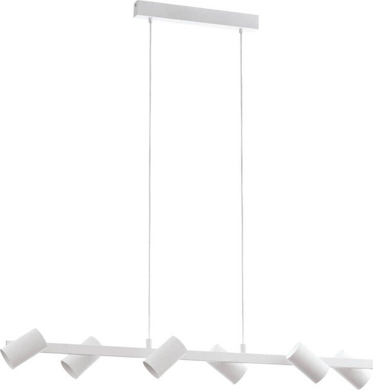 EGLO  Gatuela Hanglamp - E14 - 116 cm - Wit Nikkel-Mat