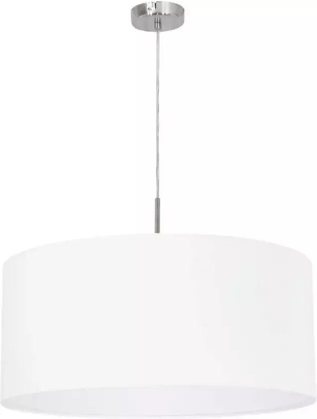 EGLO Hanglamp PASTERI wit ø53 x h110 cm excl. 1x e27 (elk max. 60 w) lamp van stof - Foto 1