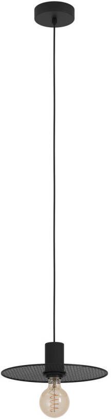 EGLO Ikeston Hanglamp E27 Ø 28 cm industrieel Zwart Staal