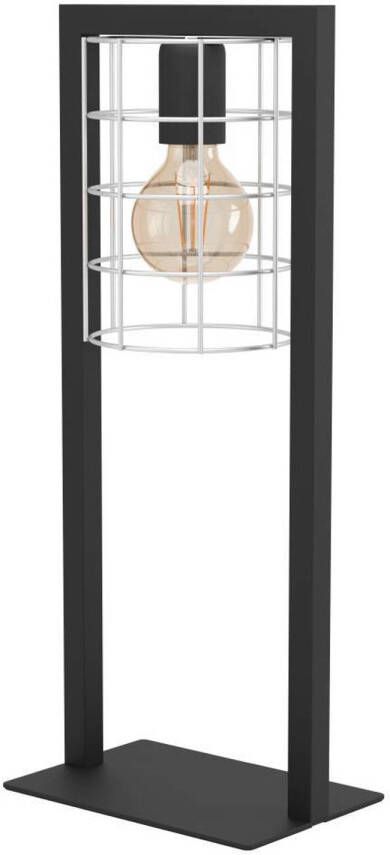 EGLO  Jubily Tafellamp - 53 5 cm E27 - Staal Industrieel - Zwart