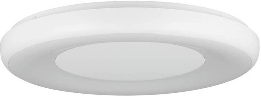 EGLO Led-plafondlamp JUTIO Plafondlamp opbouwlamp metaal wit warmwit-koudwit Ø 38 5 cm (1 stuk)