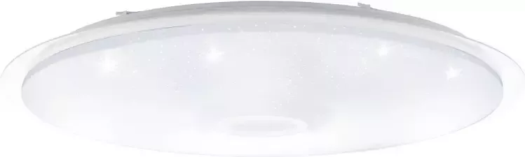EGLO  Lanciano Plafondlamp - LED - Ø 86 cm - Wit Zilver - Dimbaar