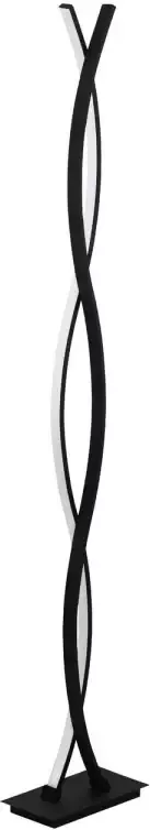 EGLO  Lasana 3 Vloerlamp - LED - 142 cm - Zwart Wit