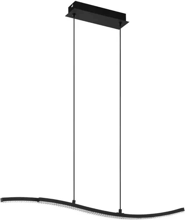 EGLO Lejias Hanglamp LED 78 cm Zwart